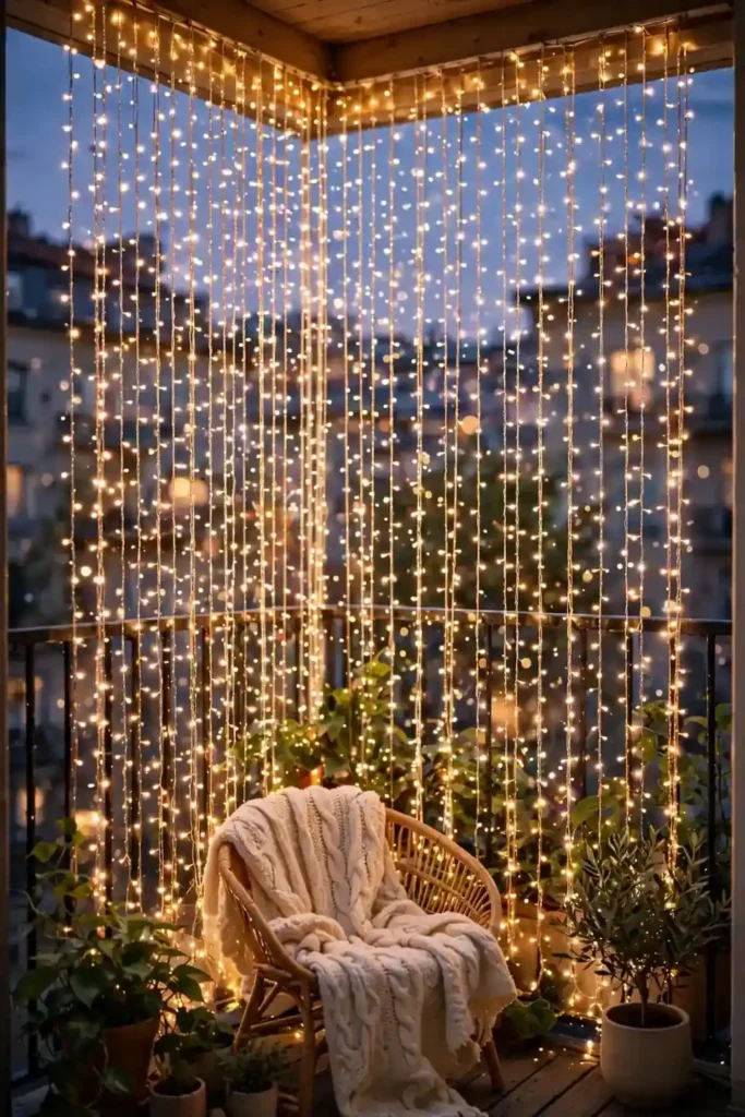 Fairy Light Curtain