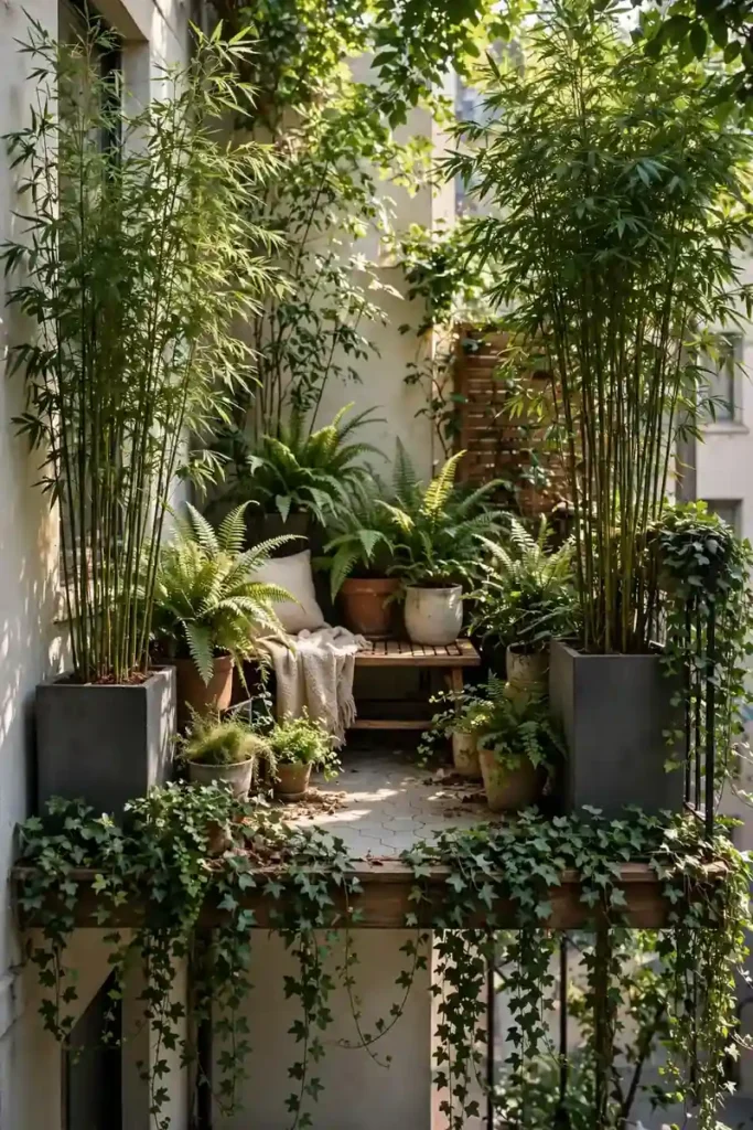 Lush small balcony makeover ideas for apartments