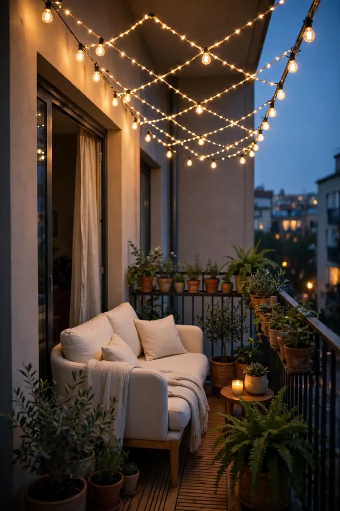 String Light Canopy