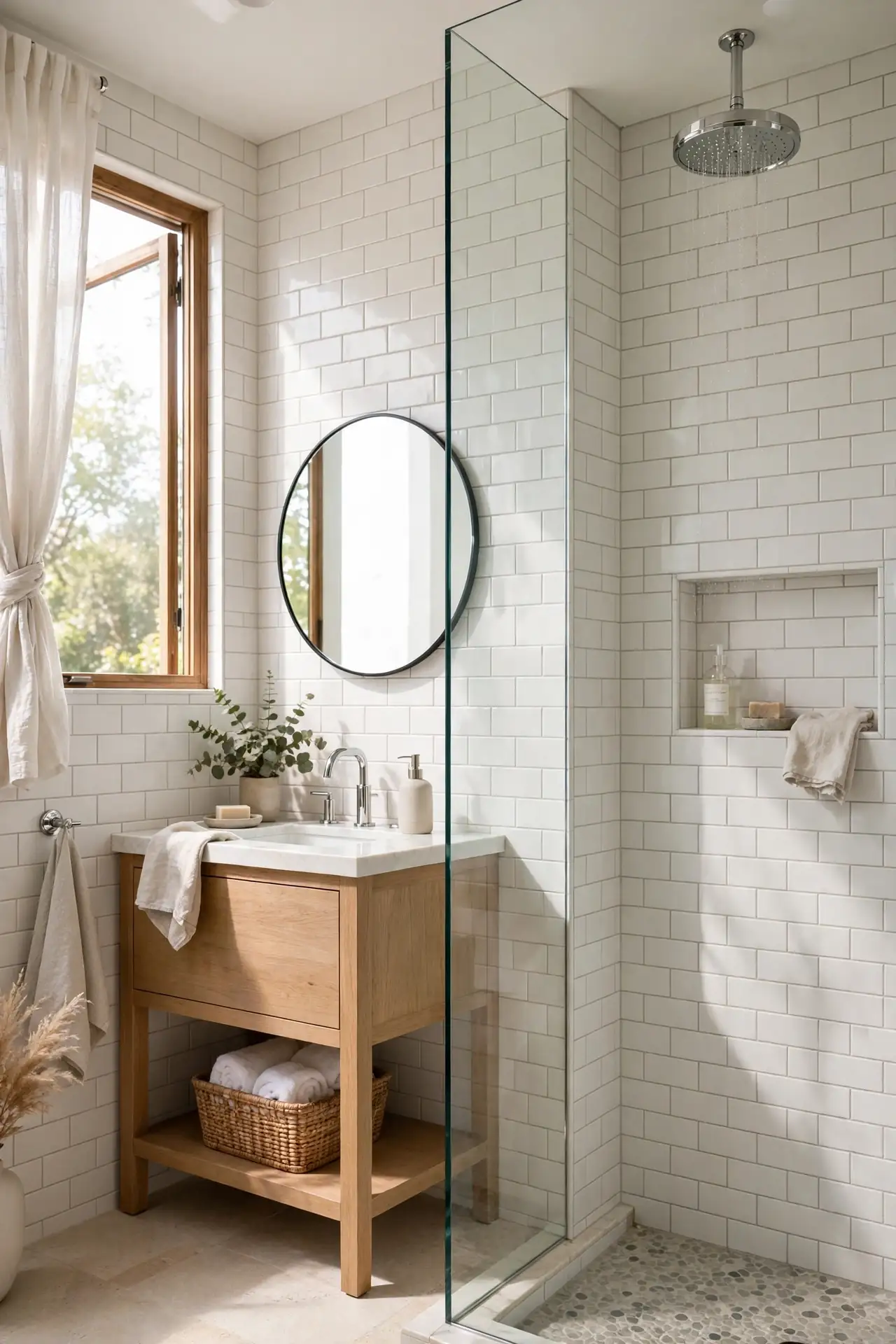 Frameless Shower Panel