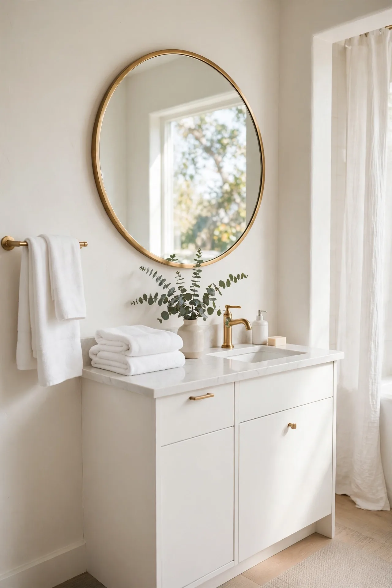 Large Round Mirror