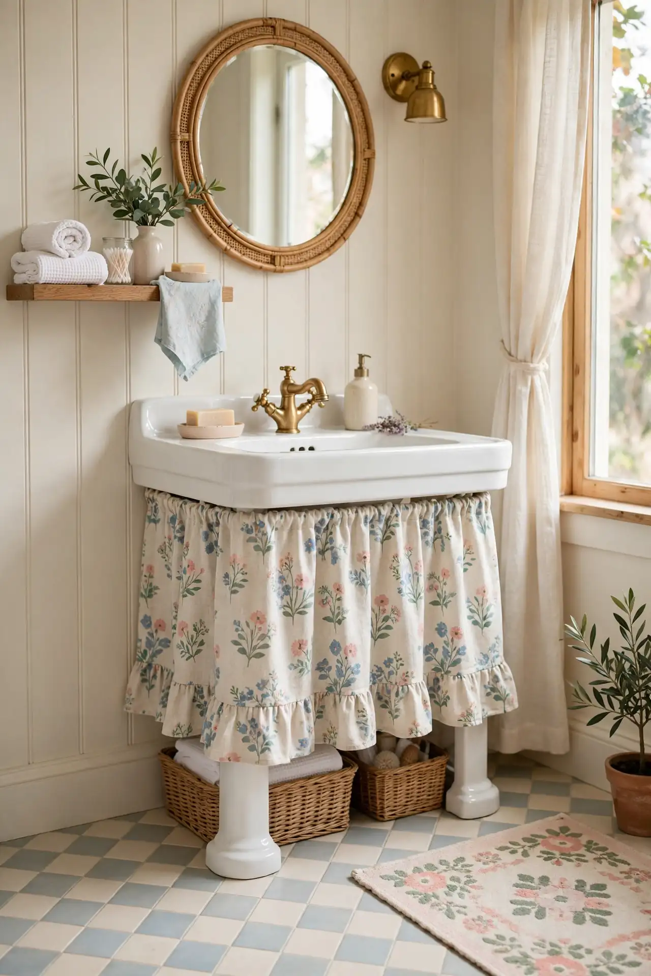Under Sink Curtain