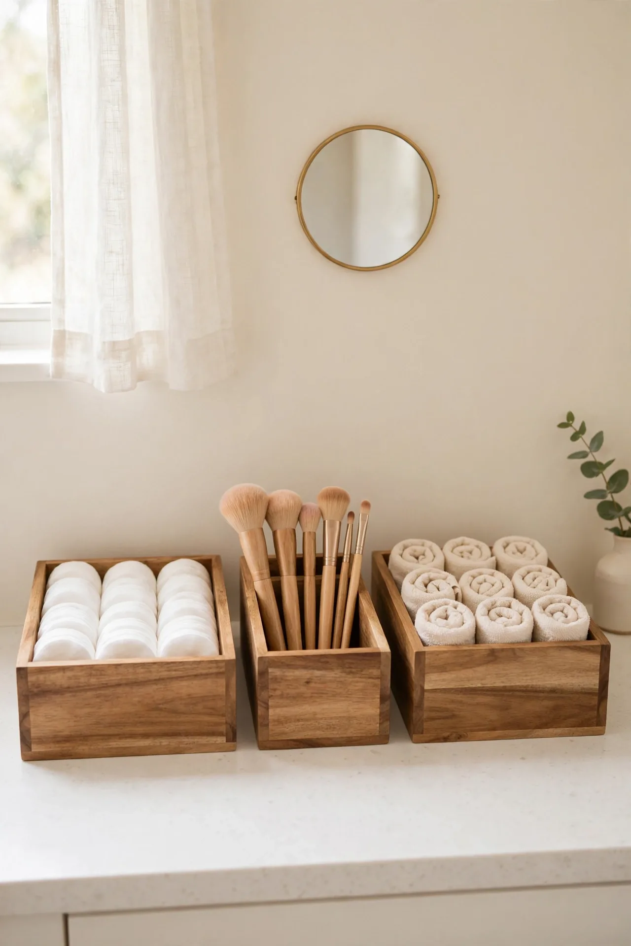 Acacia Organizer Boxes