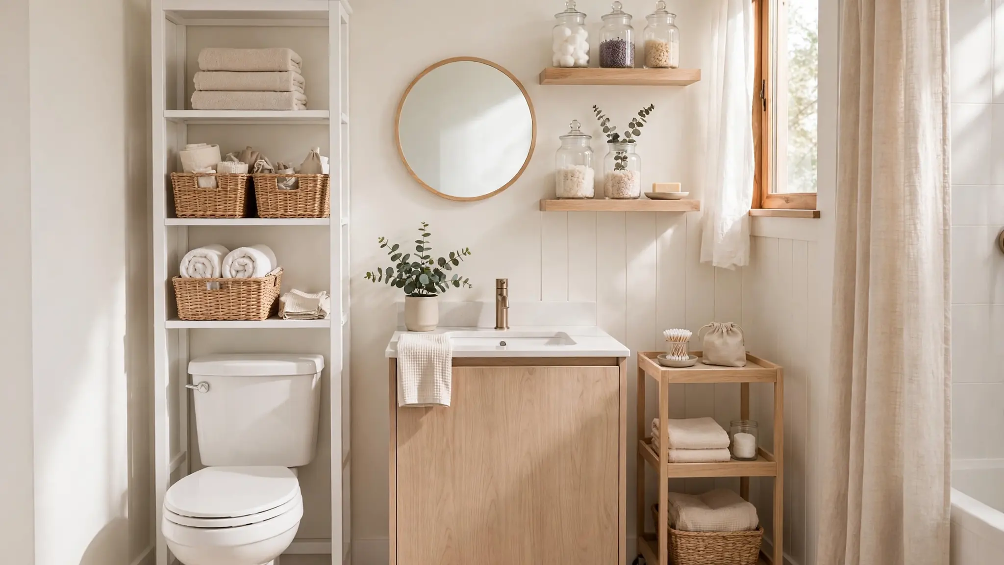 small bathroom organization ideas
