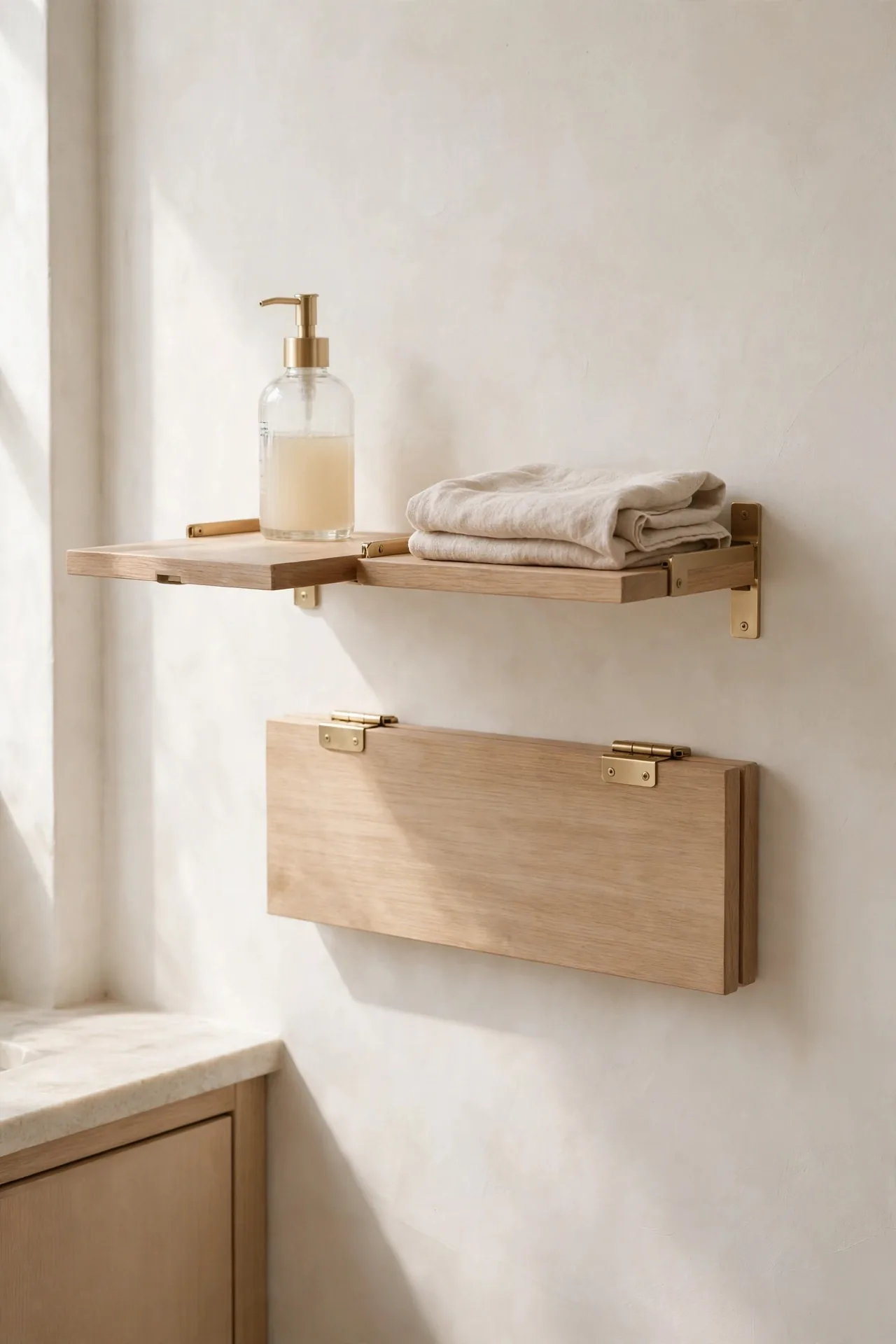 Fold-Down Shelves