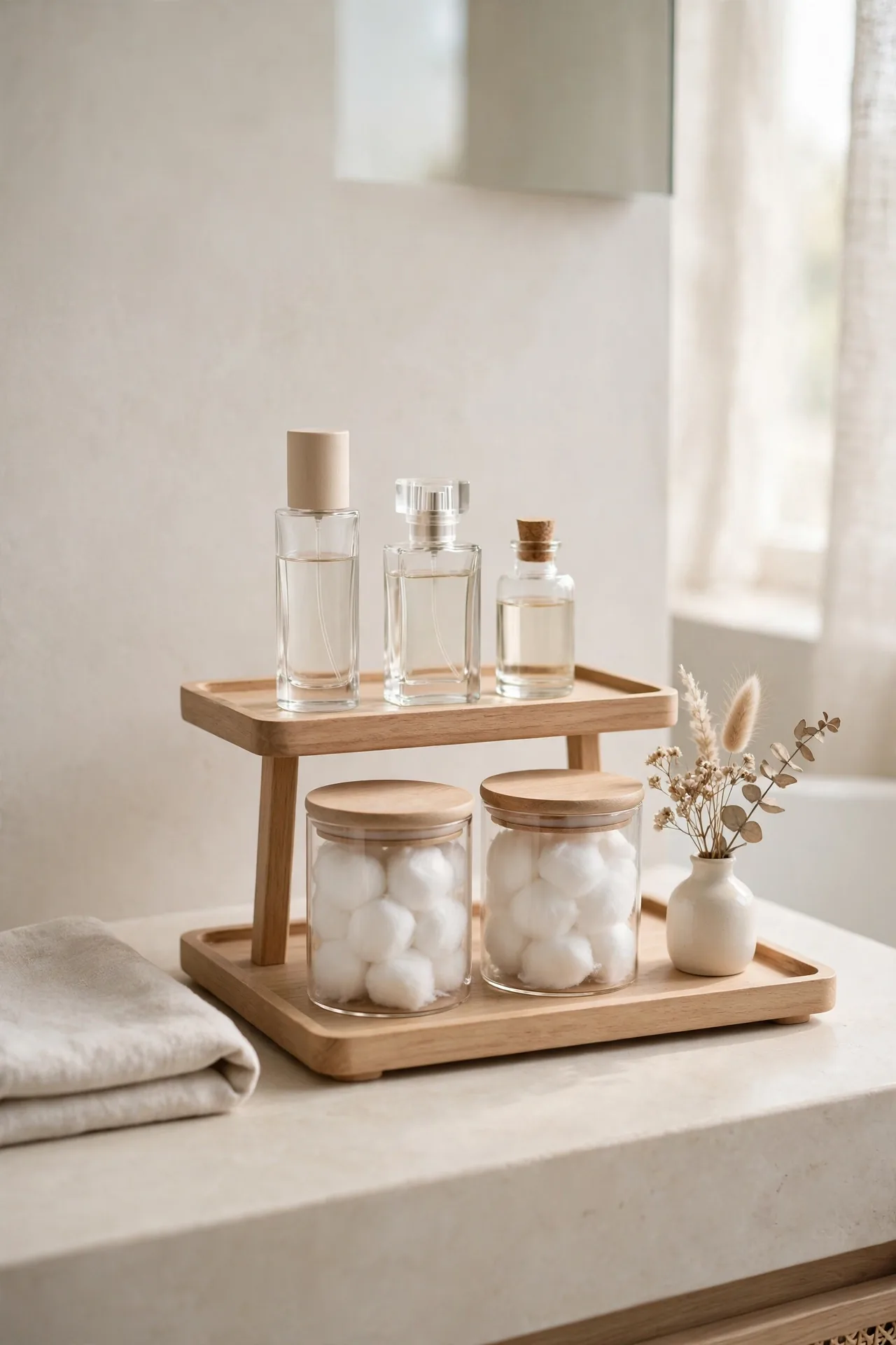 Tiered Tray Vanity
