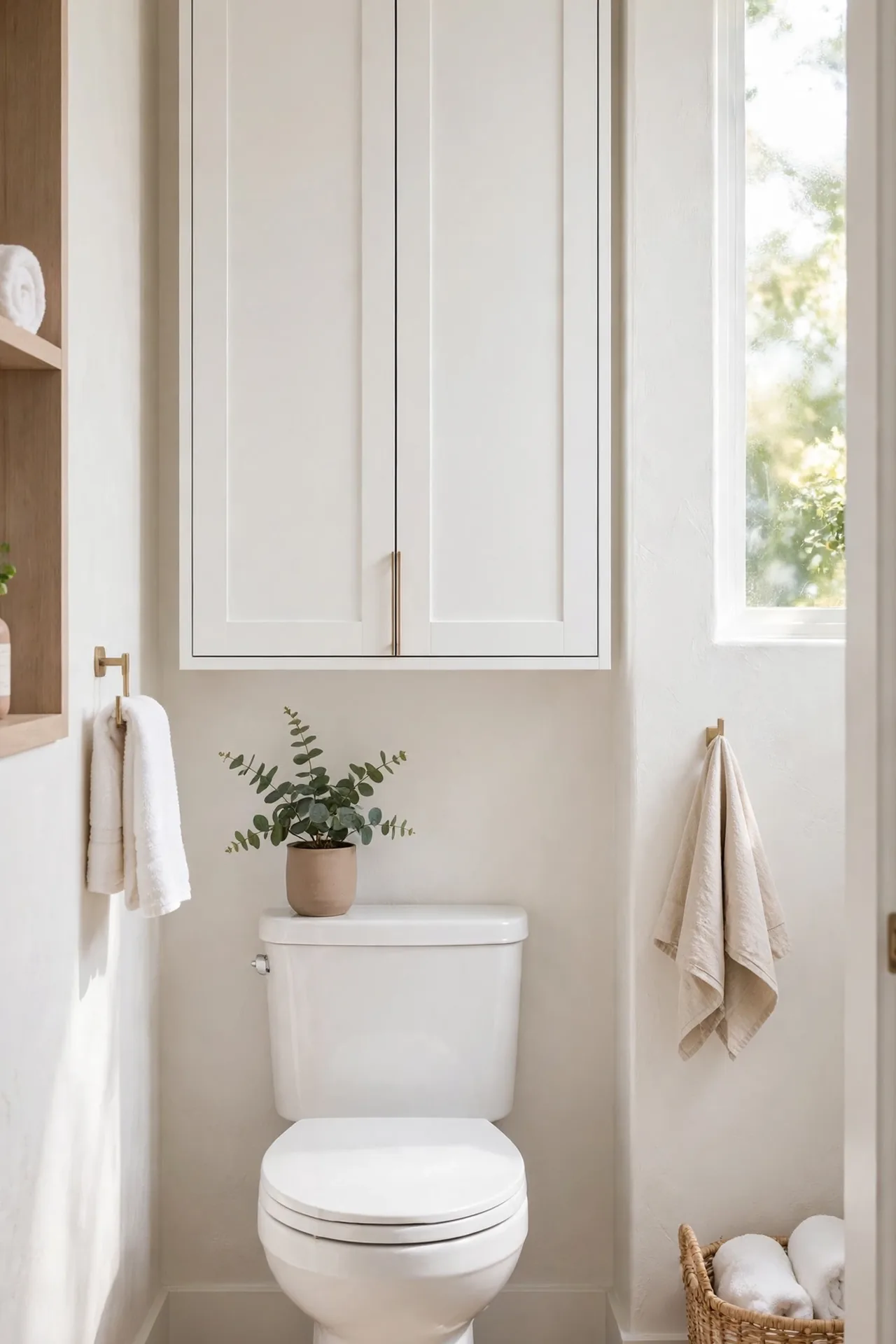 Over-Toilet Cabinet for small bathroom over toilet storage ideas