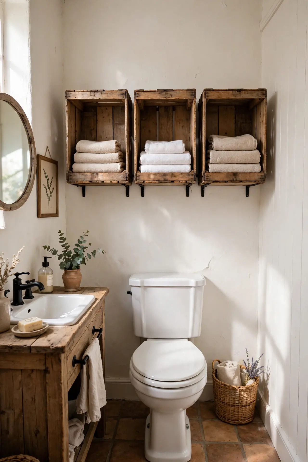 Vintage Crate Storage
