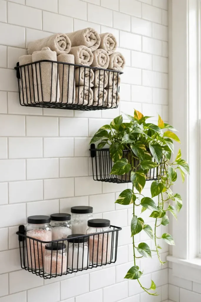 Wall Mounted Baskets