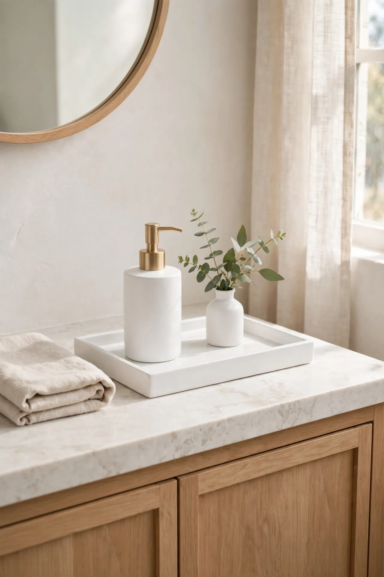 Countertop Tray Zones