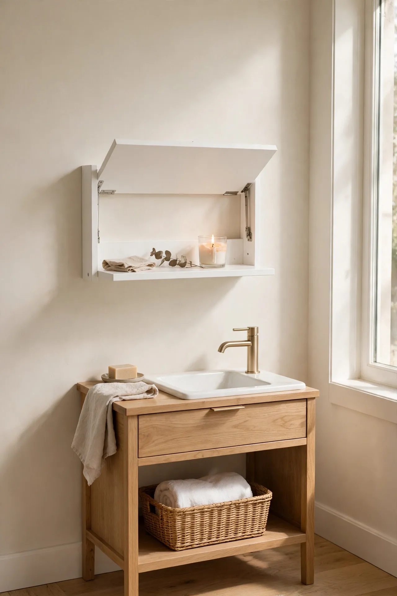 Fold-Down Shelf