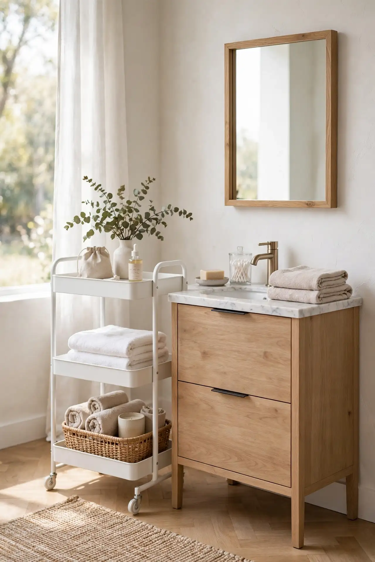 Slim Rolling Cart