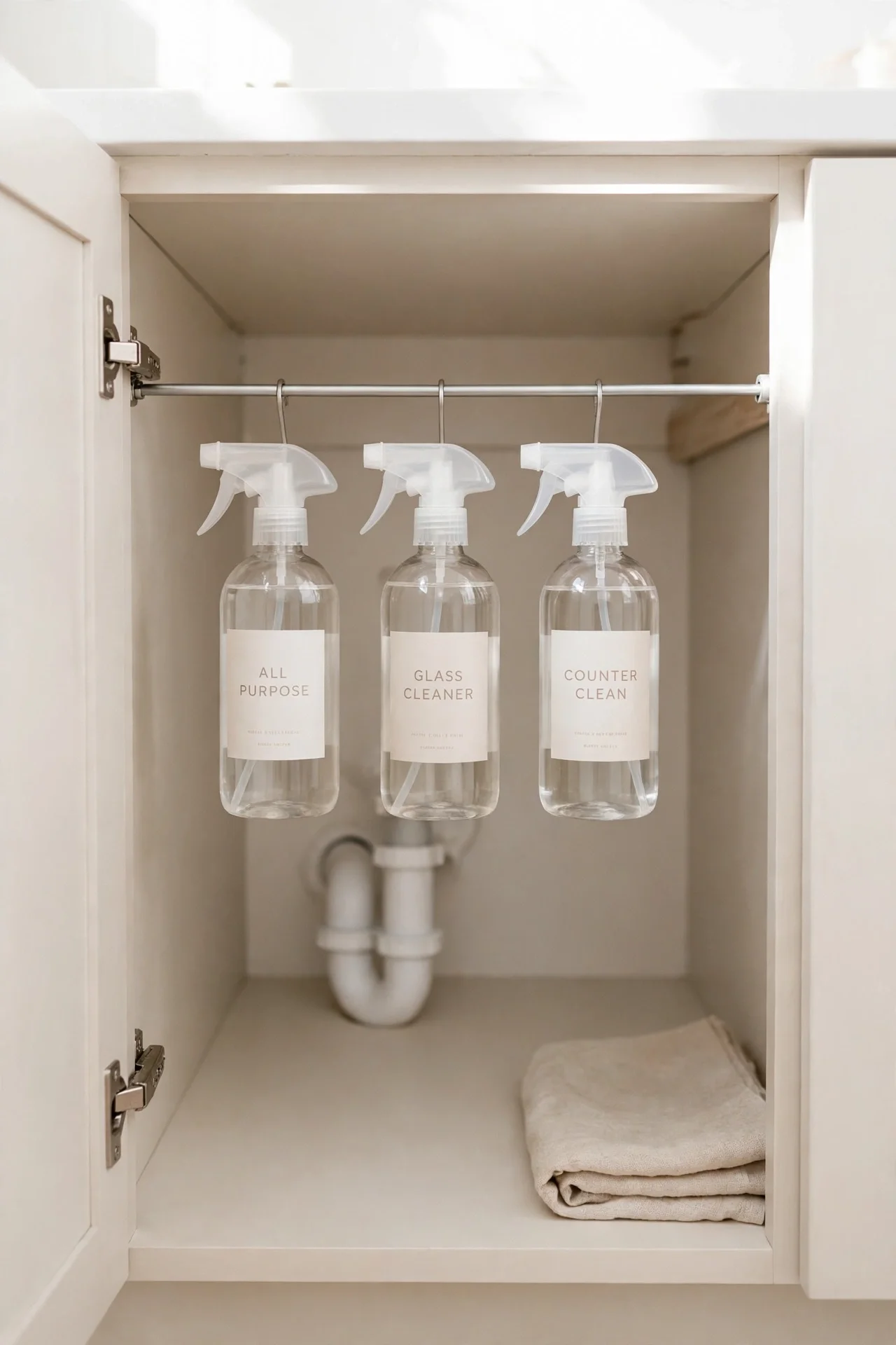 Tension Rod Storage