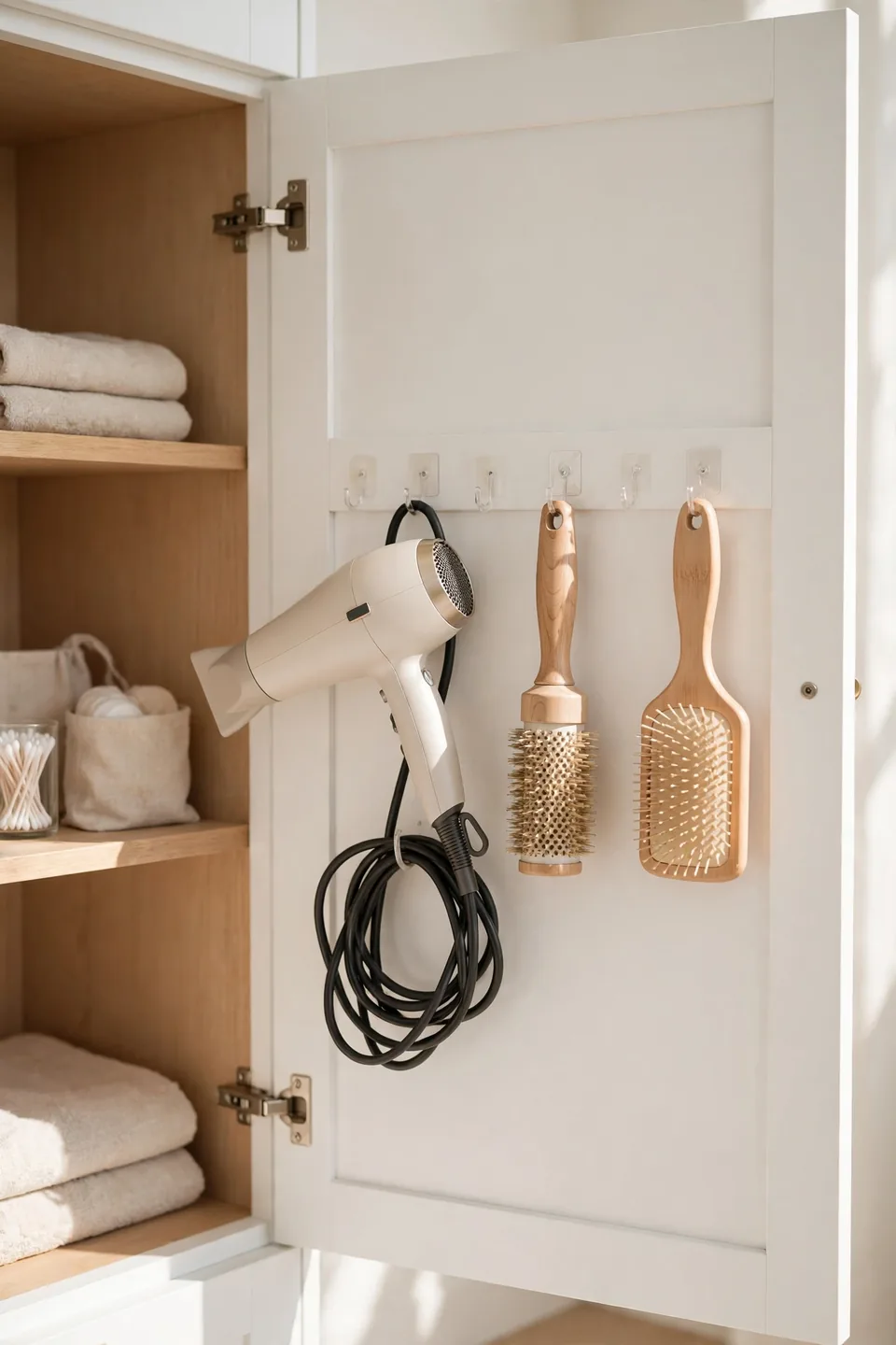 Adhesive Hooks Row