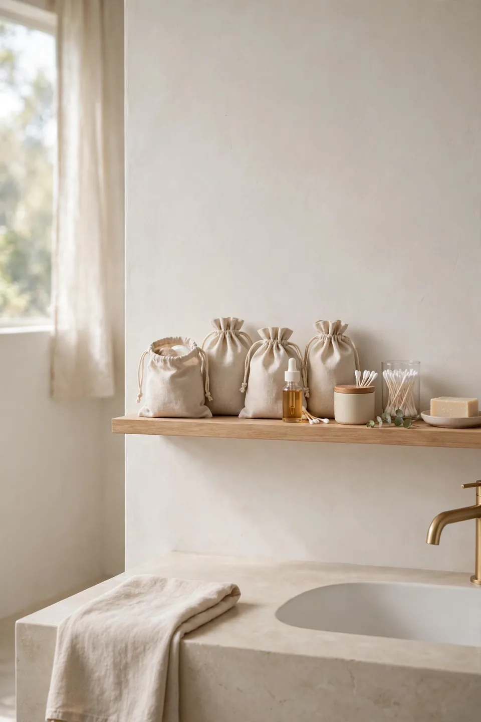 Linen Pouch Storage