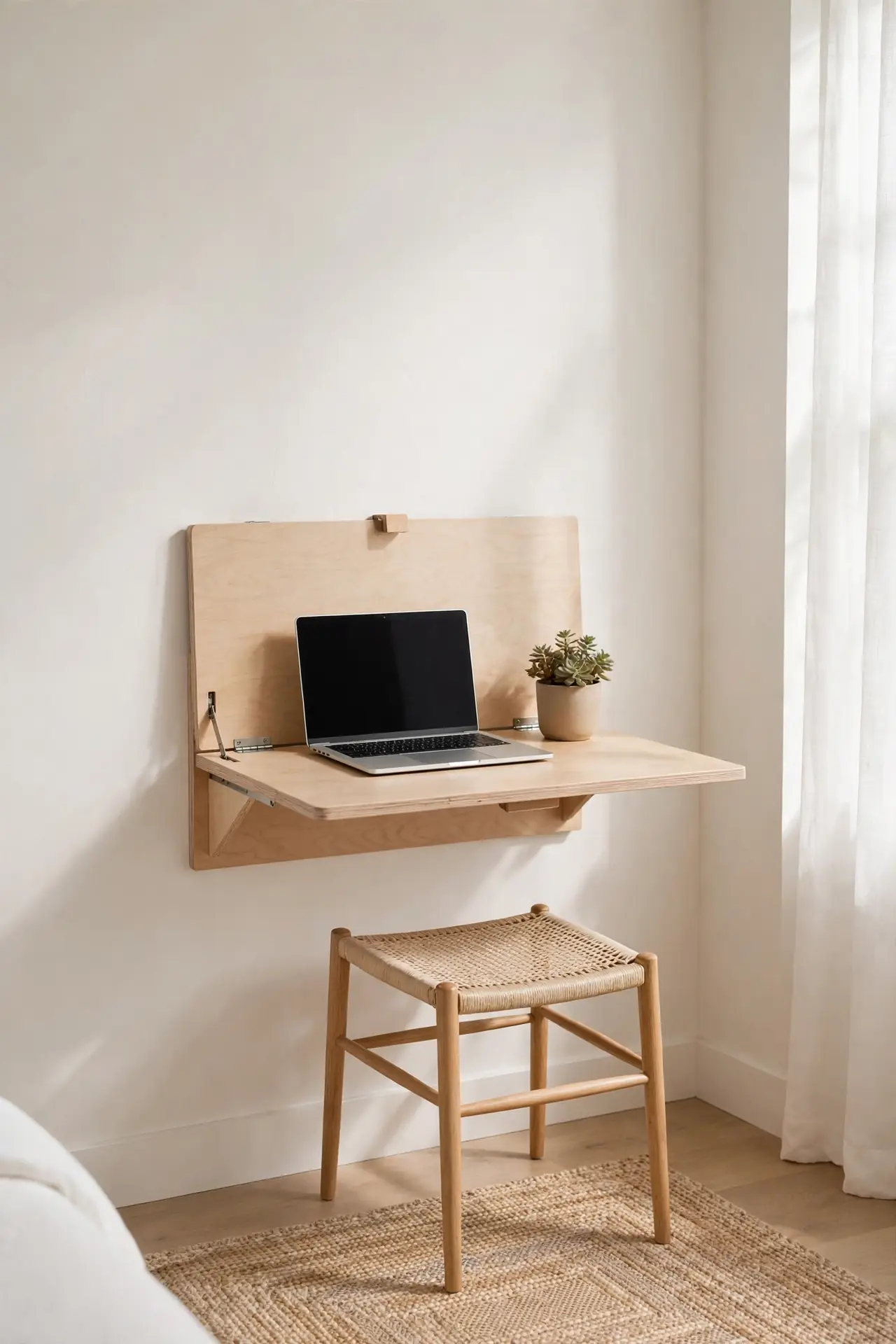 Fold-Down Desk Nook