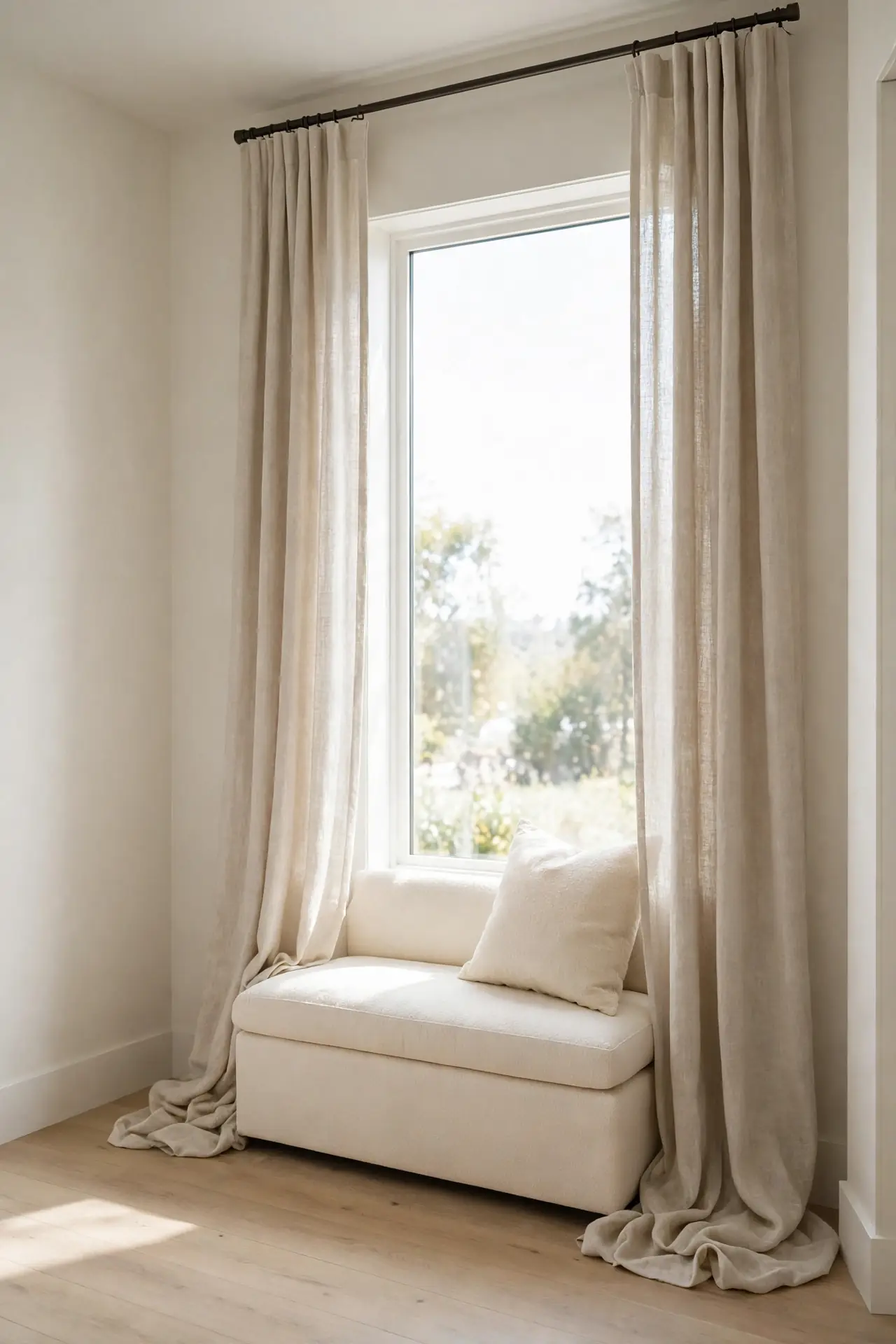 High Curtain Rods