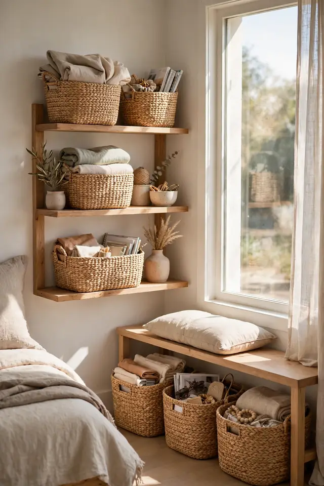 Woven Basket Storage