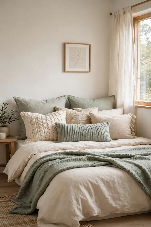 Layered Throw Pillows