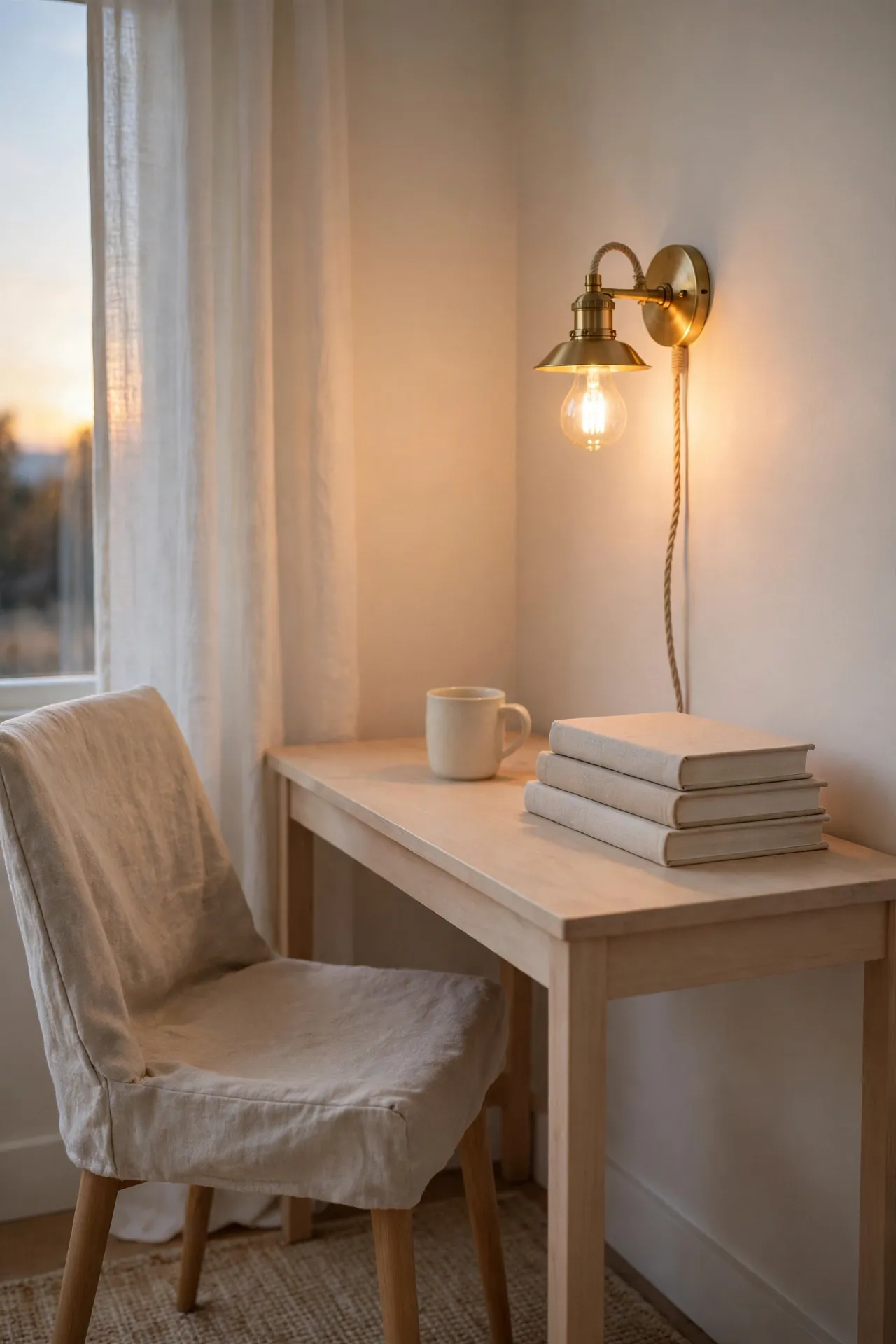 Sconce Lit Corner