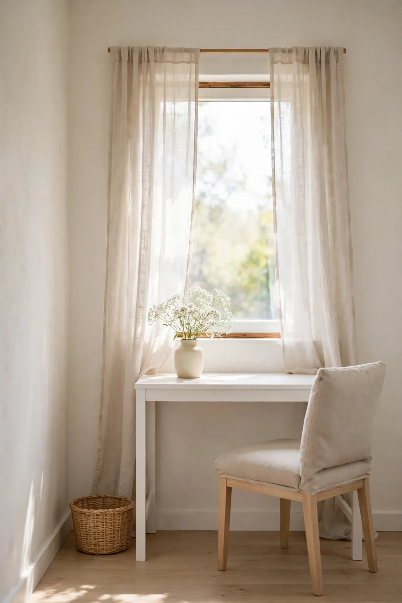 Window Desk Spot for small bedroom decorating ideas with a desk