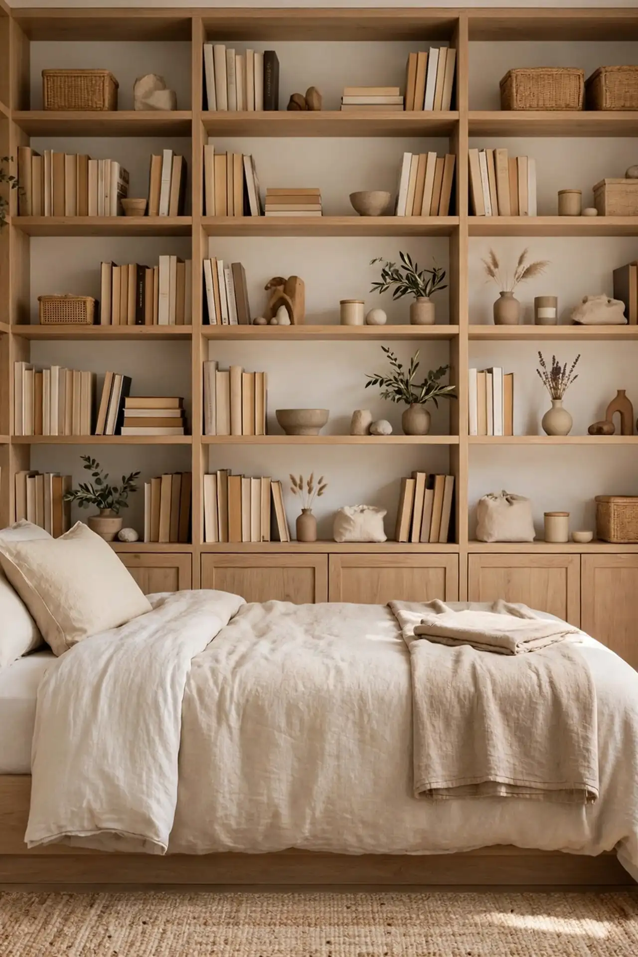 Headboard Storage Hack