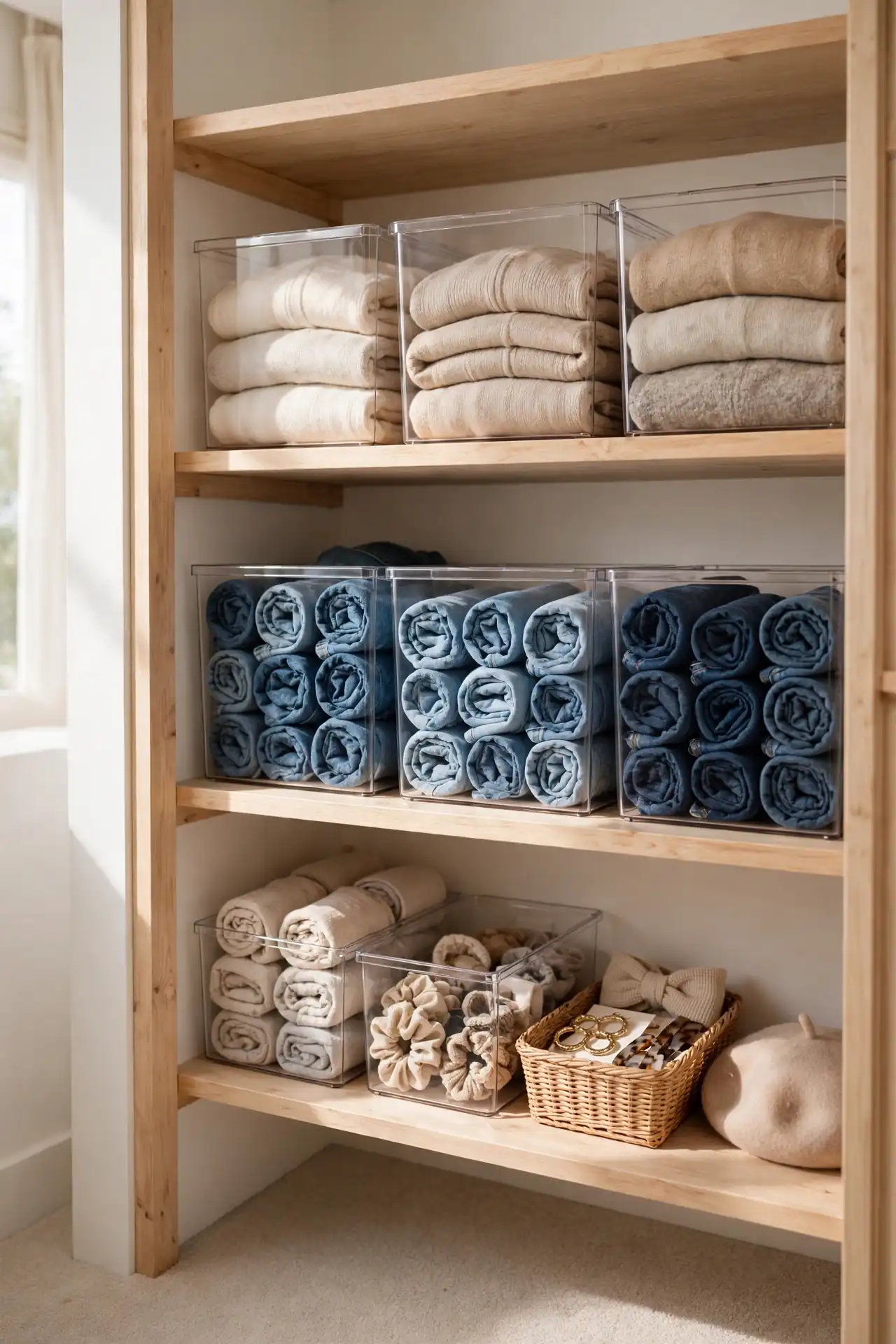 Clear Storage Bins