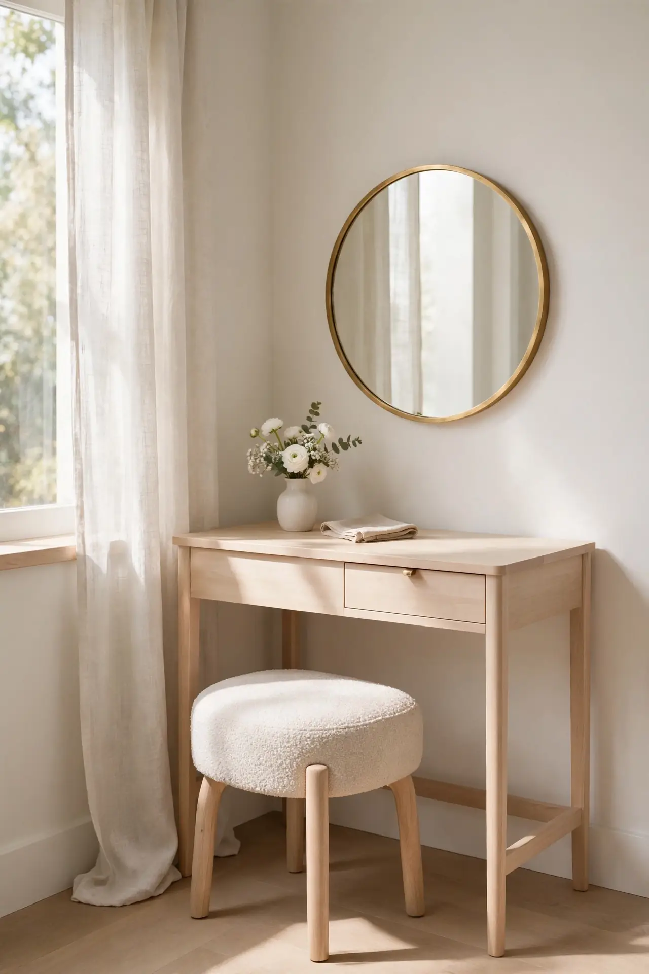 Compact Vanity Corner