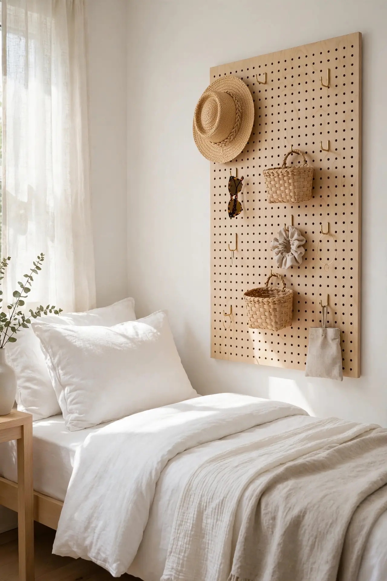 Pegboard Organizer Wall