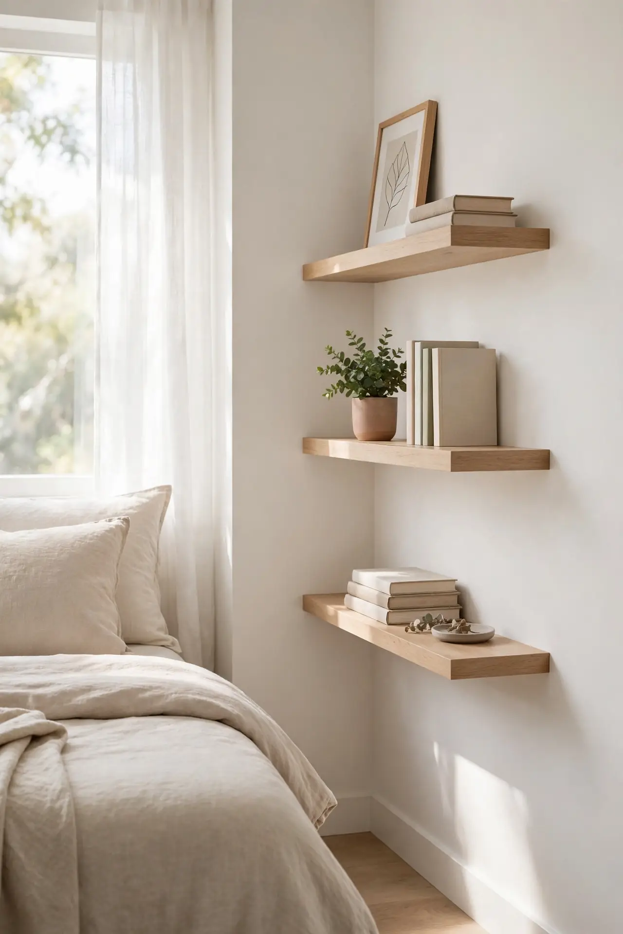 Vertical Shelf Wall