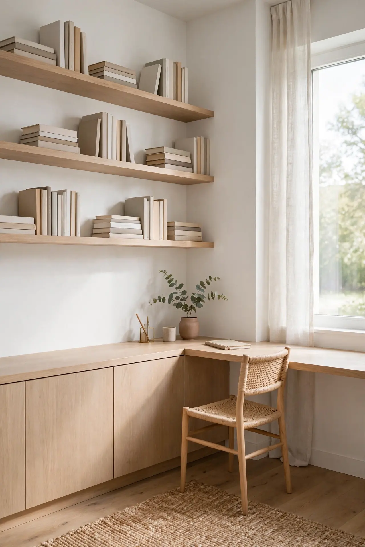 Corner Built-In Desk