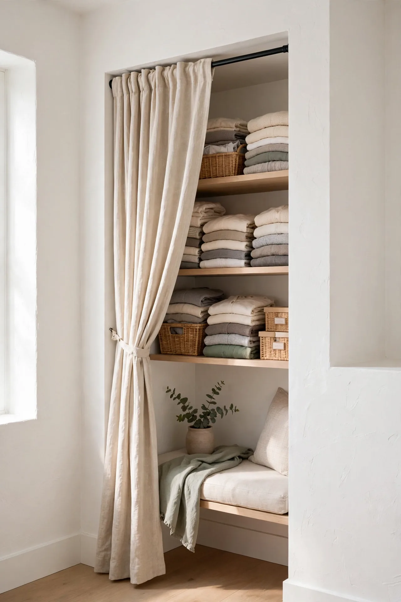 Curtain-Covered Nooks