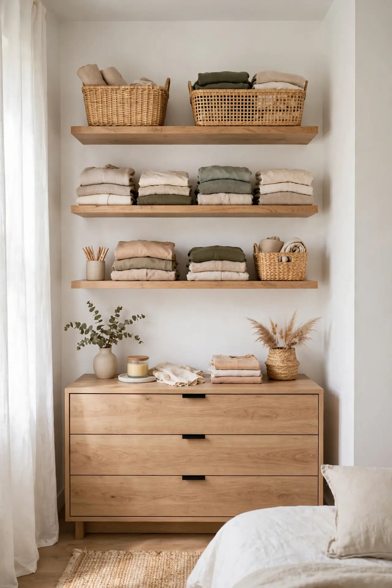 Floating Shelf Rows