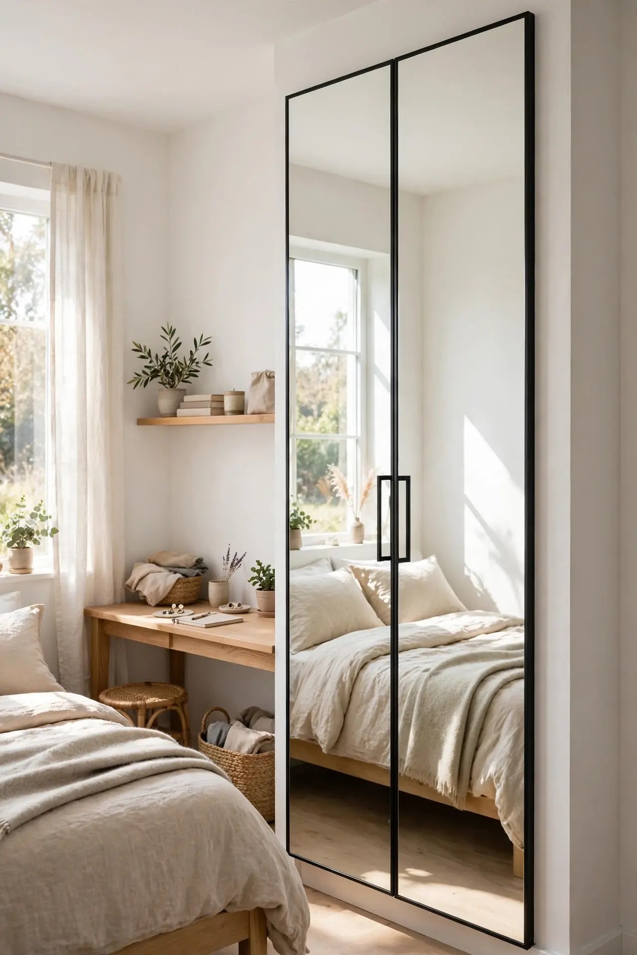 Mirror-Front Cabinets
