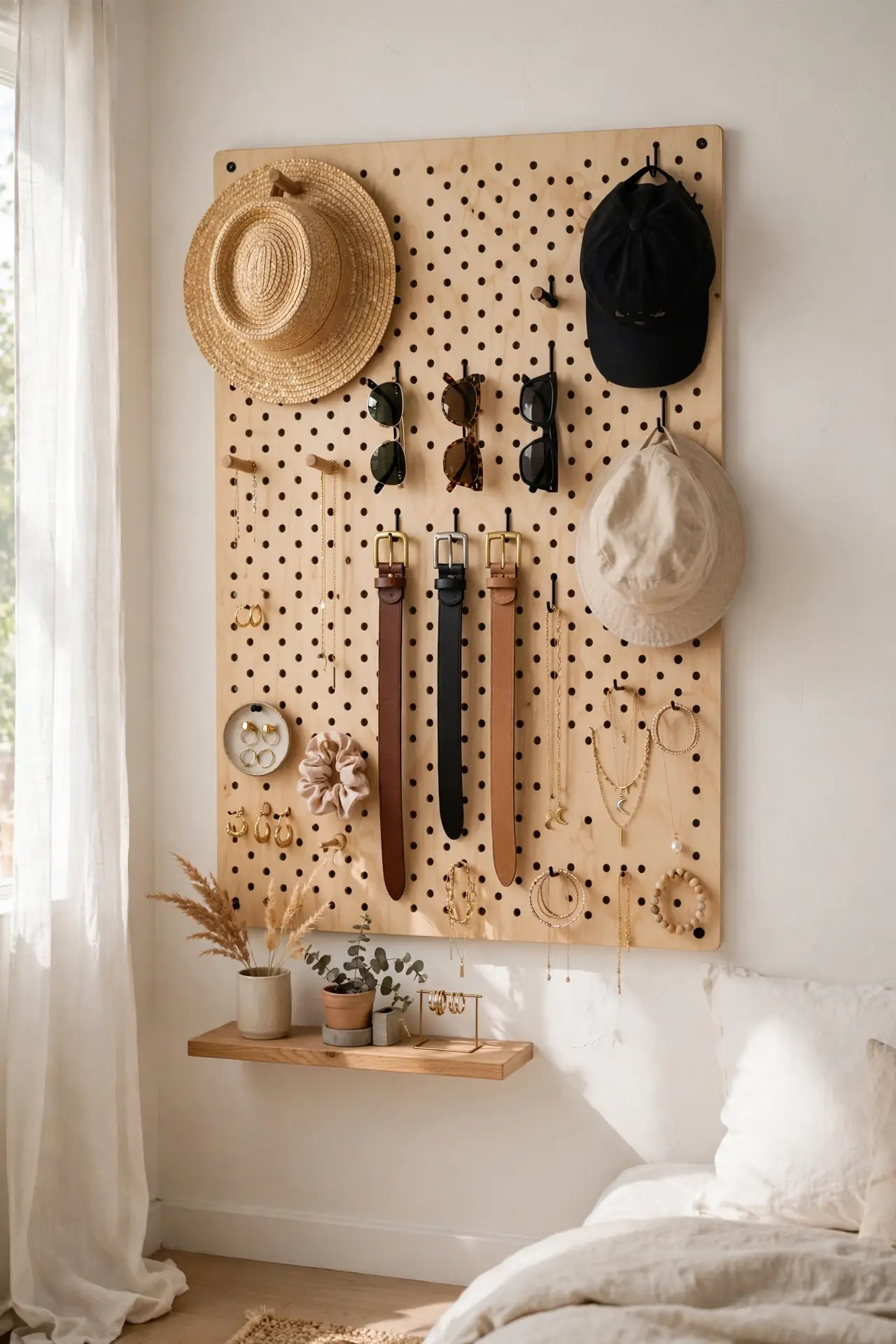 Pegboard Accessory Wall