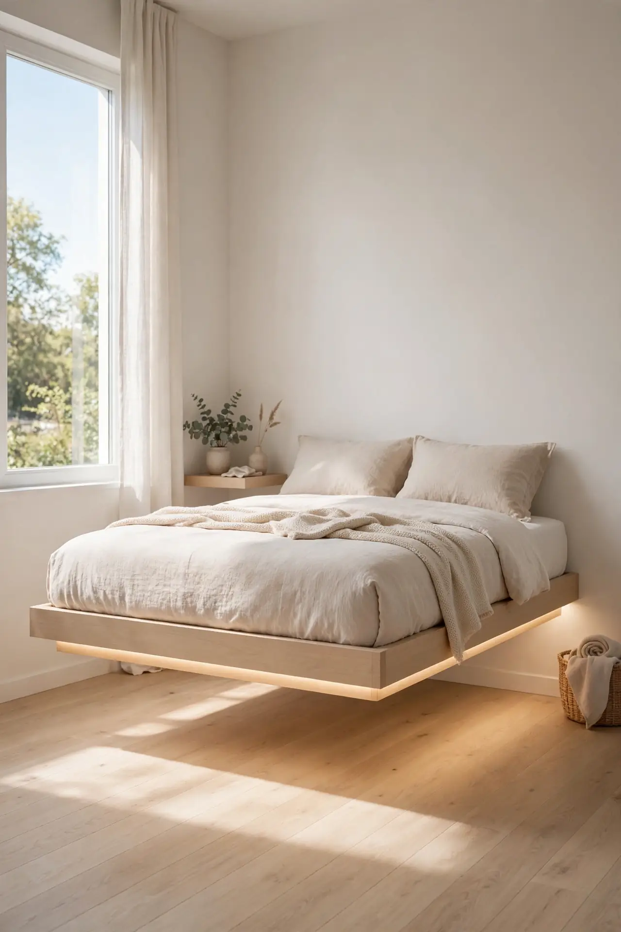 Floating Bed Frame