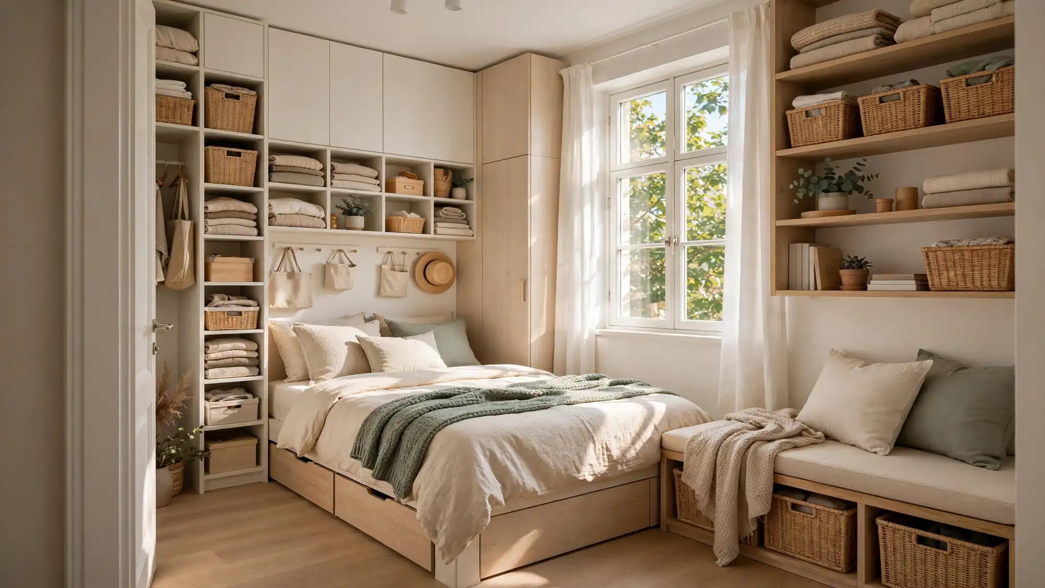 small bedroom storage ideas