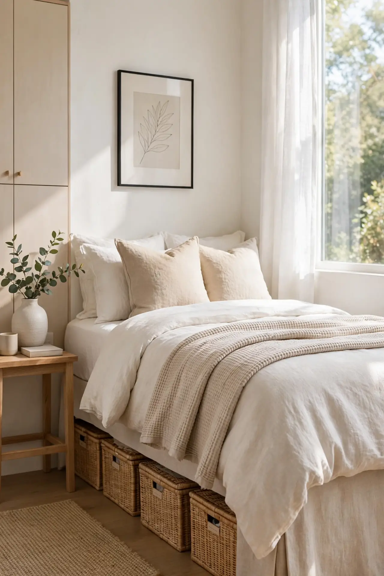 Bed Skirt Concealment