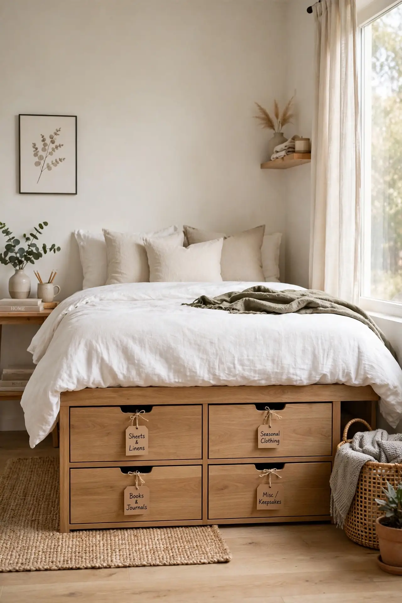 Drawer Label Maps - Small Bedroom Storage Ideas Under Bed