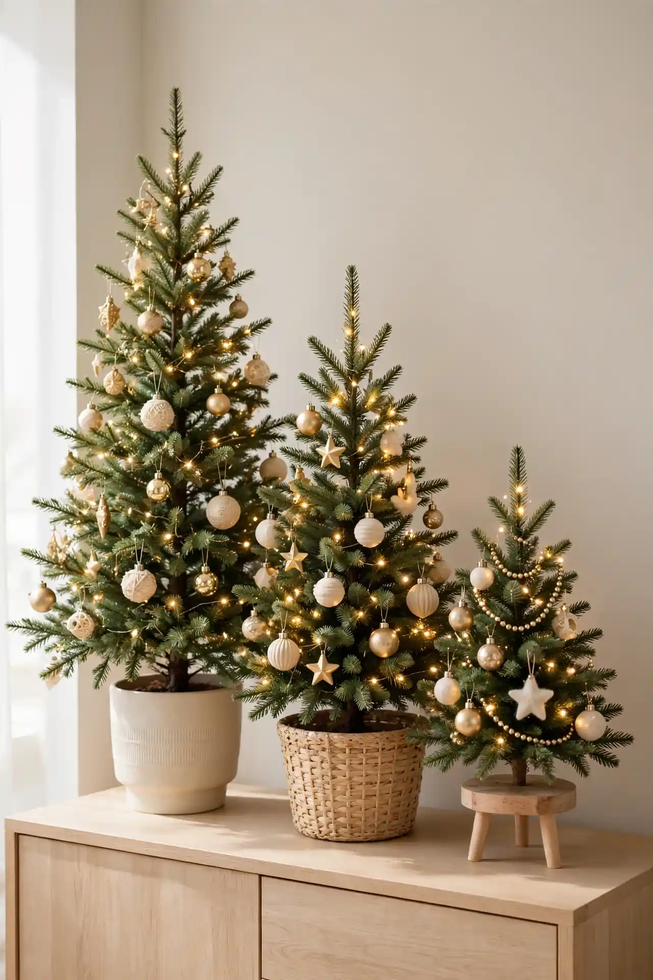 Tabletop Tree Trio