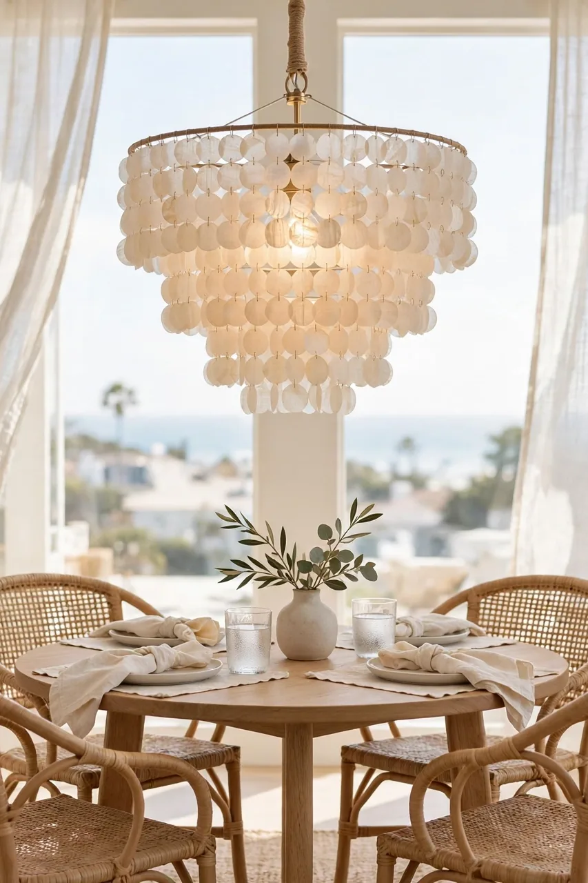 Capiz Shell Chandelier
