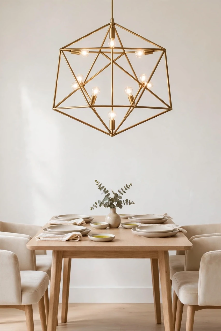 Geometric Brass Frame