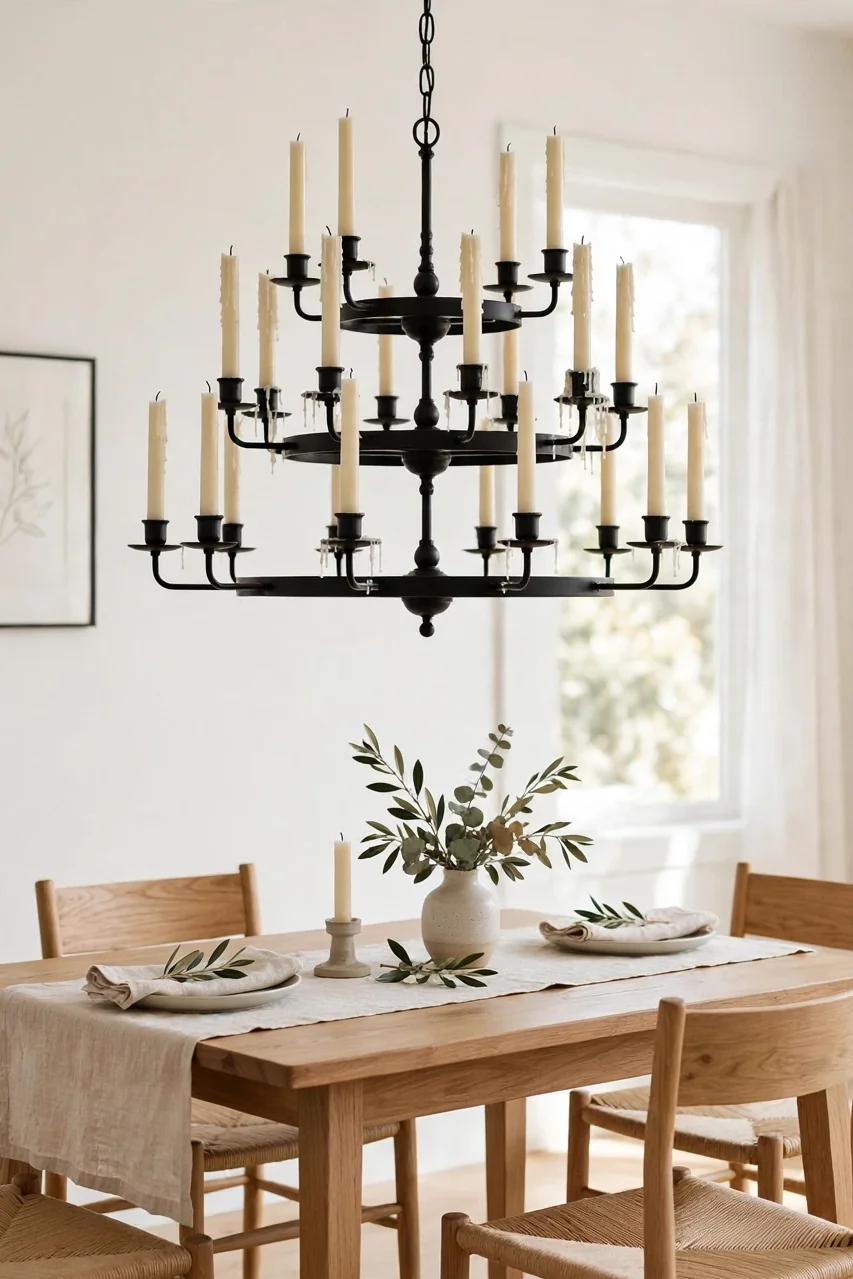 Tiered Candle Chandelier