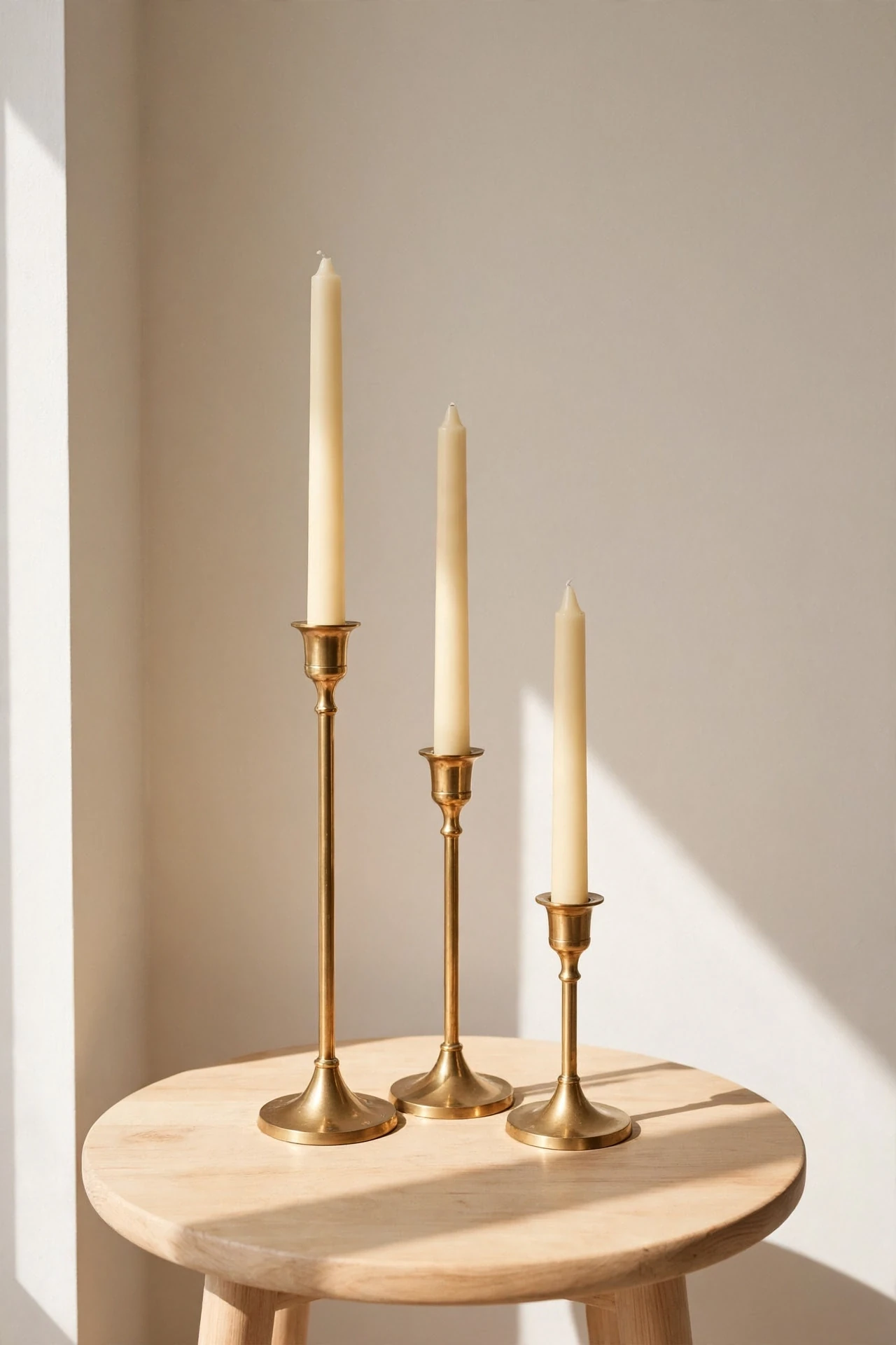 Brass Candle Clusters