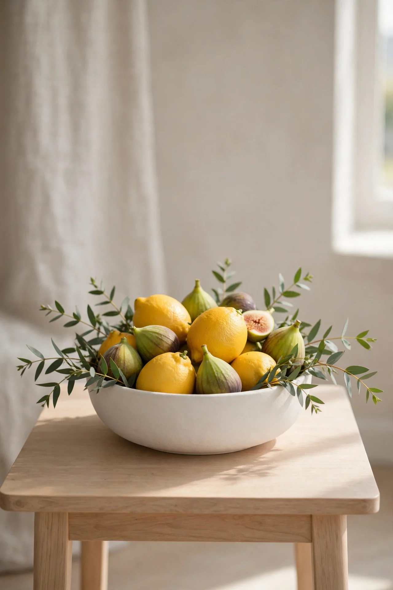 Seasonal Fruit Bowl for small dining room table centerpiece ideas