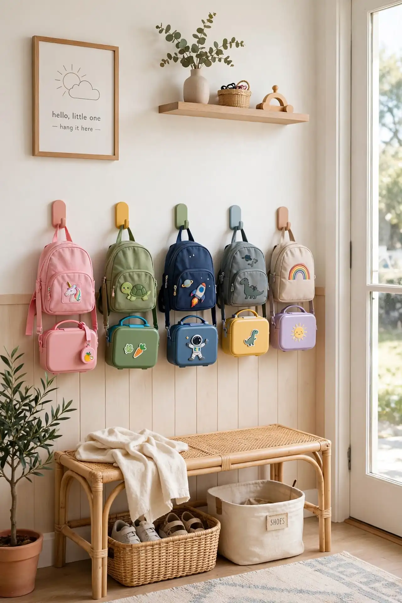 Kids Backpack Hooks