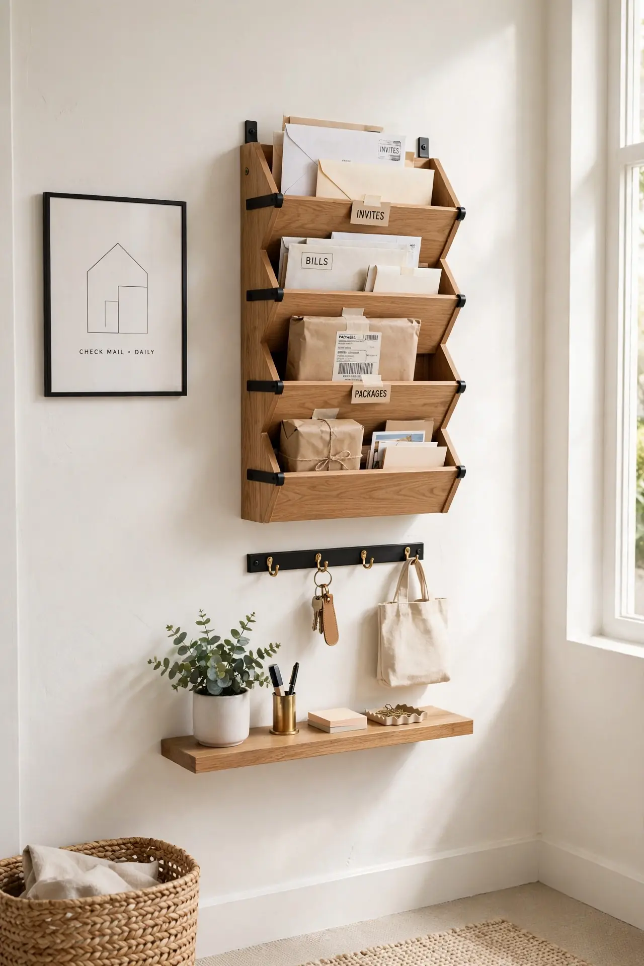 Mail Sorter Wall