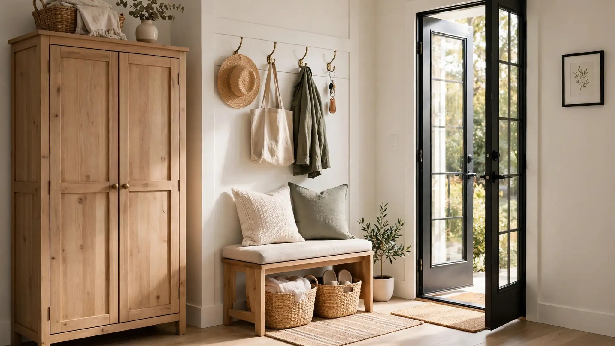 small entryway ideas without a closet