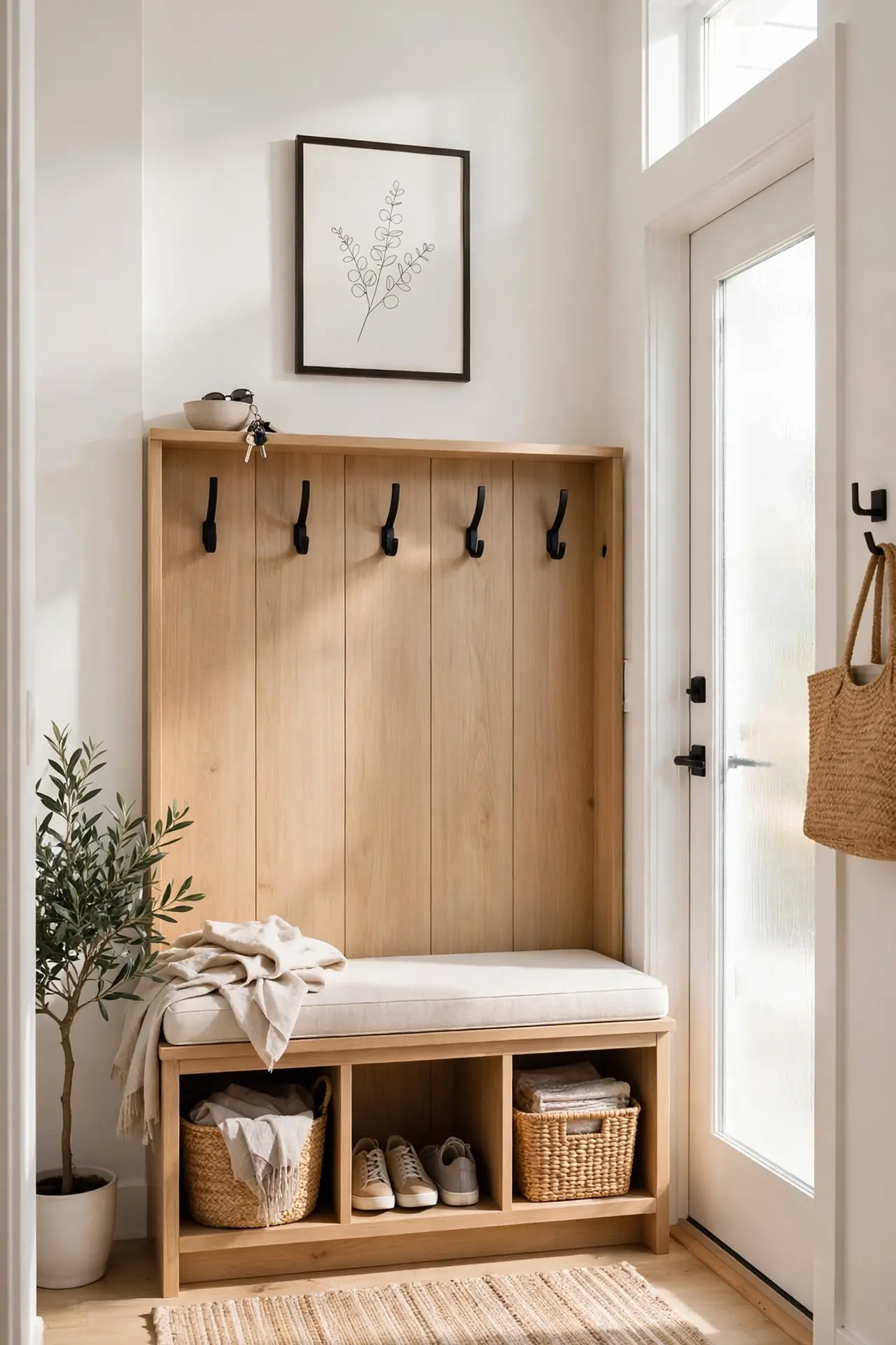 Hallway Tree Bench
