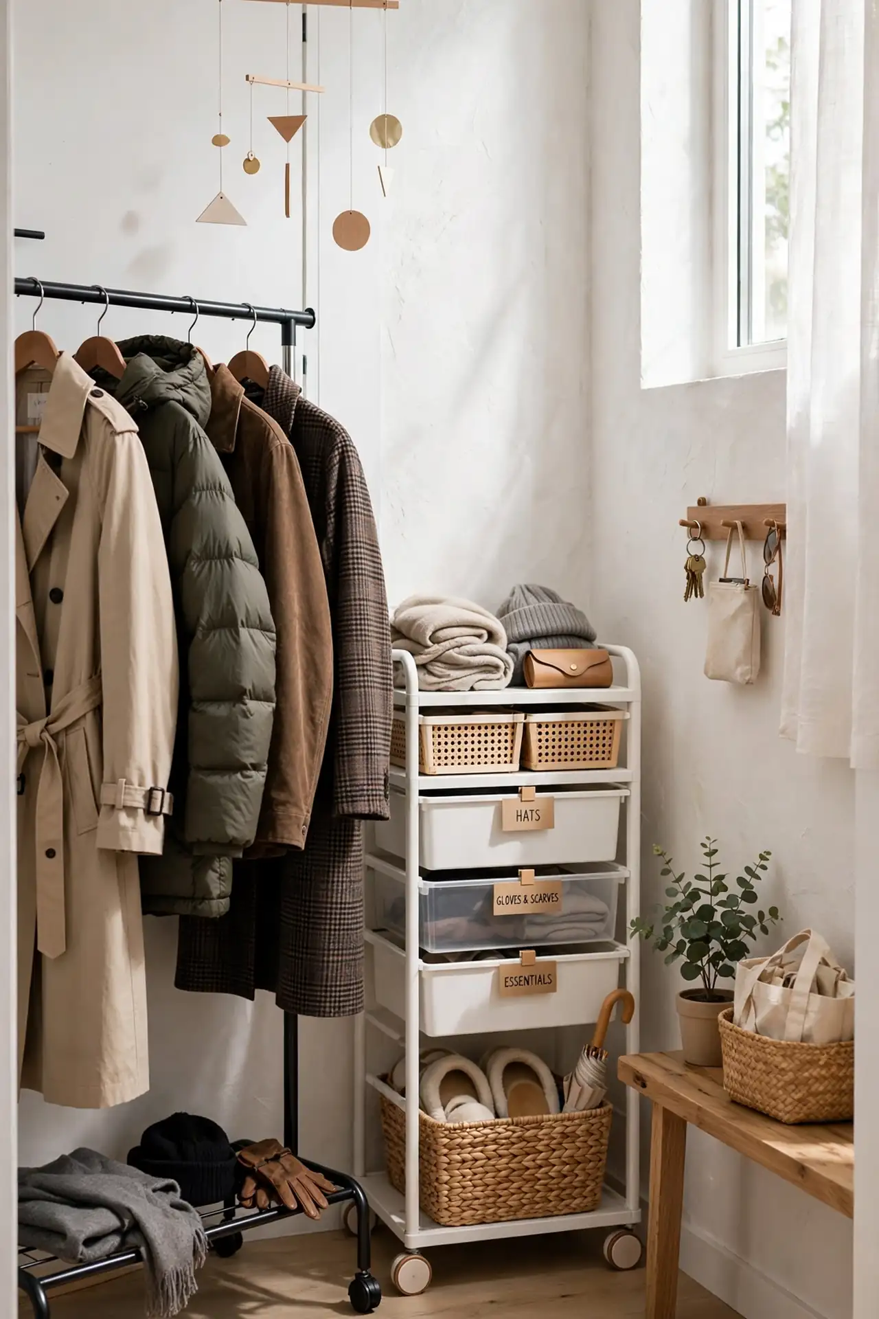 Rolling Garment Rack